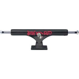 10" Slappy ST1 Hollow Inverted Curb Killer II Trucks - Matte Black