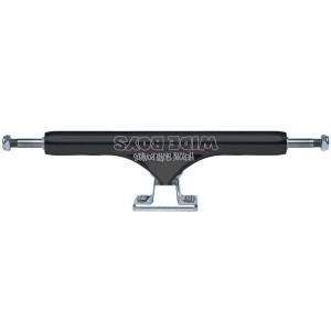10.5" Slappy ST1 Hollow Laser Etch Wide Boys Trucks - Black/Slver