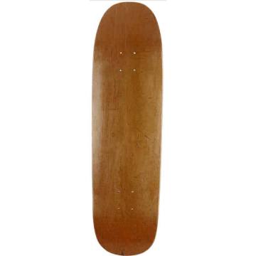 SoCal Blank Shovel Nose Shaped Skateboard Deck - Brown Stain 8.5