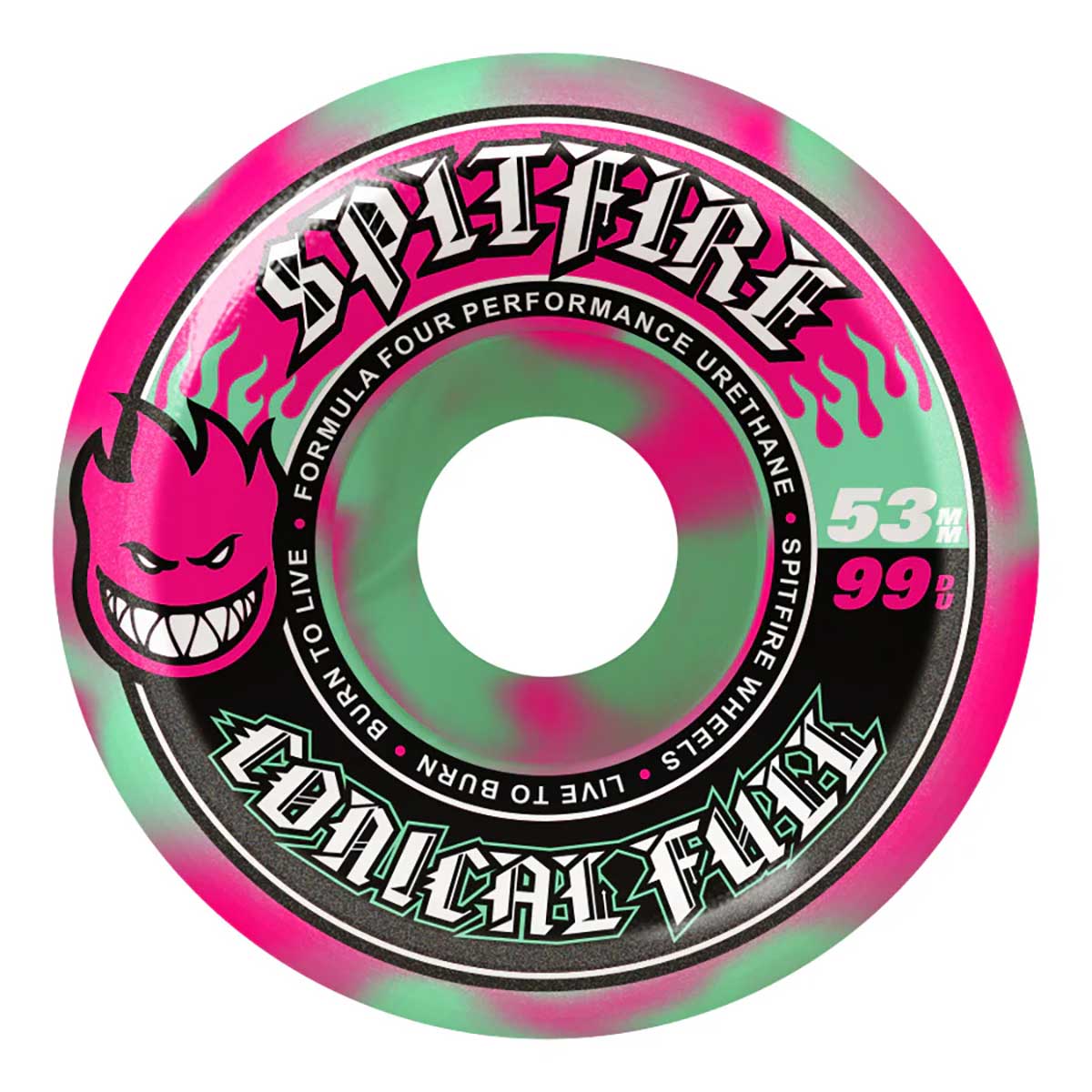 Spitfire Formula Four 53mm 99A コニカル Spitfire Formula Four Team Conical Full Shape Skateboard Wheels