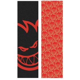 9x33 Spitfire Wheels Bighead Graphic Griptape - Black/Red
