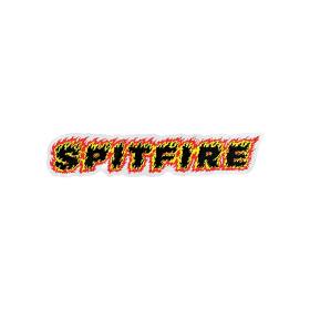 Spitfire Wheels Flames Script Sticker - Mini
