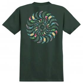 Spitfire Wheels Floral Classic T-Shirt - Forest Green