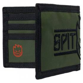 Spitfire Wheels LTB Bighead Script Bi-Fold Wallet - Olive/Black