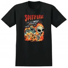 Spitfire Wheels Premium Print Invasion T-Shirt - Black