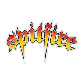 Spitfire Wheels Venom Script Sticker - Small