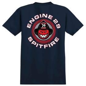 Spitfire Wheels x SFFD Engine 29 T-Shirt - Navy Blue