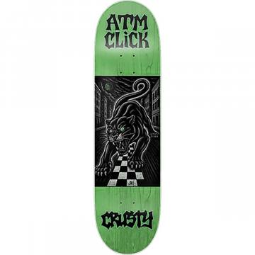 ATM Click Chris Weissmann Panther Skateboard Deck - Green Stain