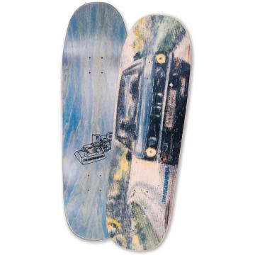 スケートボード Heated wheel Sorry Burt egg shape 9.25 The Heated Wheel Sorry Burt Egg Shaped Skateboard Deck - 9.25x32