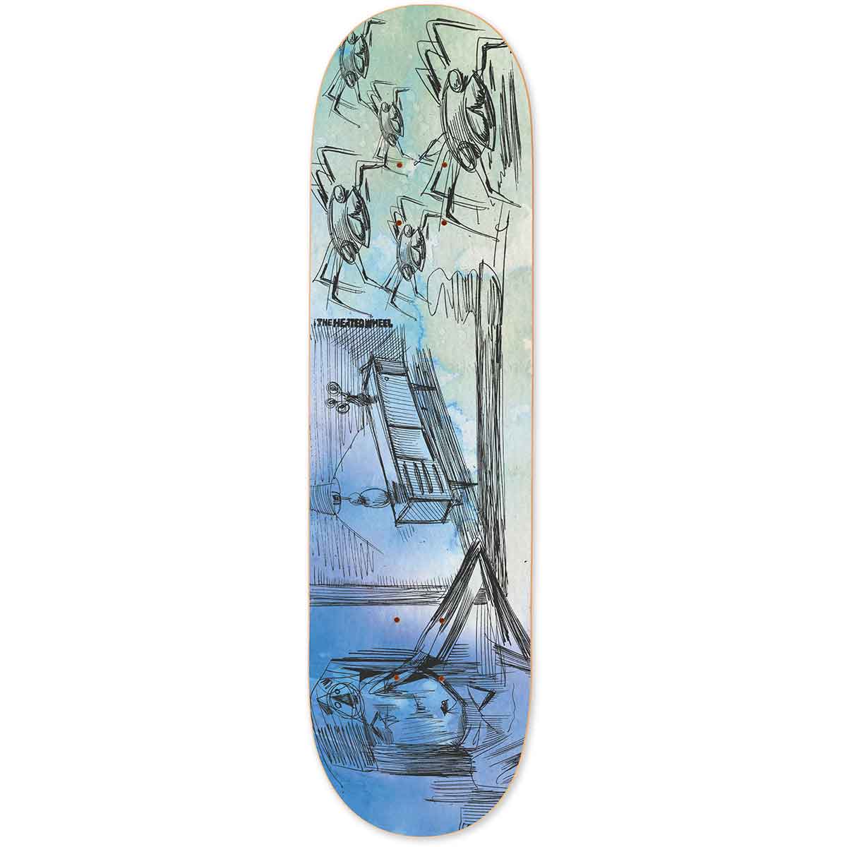 スケートボード Heated wheel Catalina 9.0x32.75 WB14.75 The Heated Wheel Bugs Be Gone Skateboard Deck - 9x32.75 | SoCal