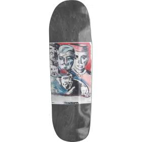 9.25x32 The Heated Wheel Queensland Shaped Deck - Black Stain