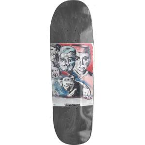 9.25x32 The Heated Wheel Queensland Shaped Deck - Black Stain