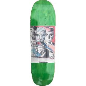 9.25x32 The Heated Wheel Queensland Shaped Deck - Green Stain