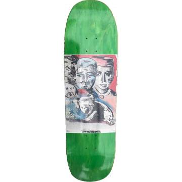 The Heated Wheel Bank Mauler Cruiser Skateboard Deck - 8.25x28