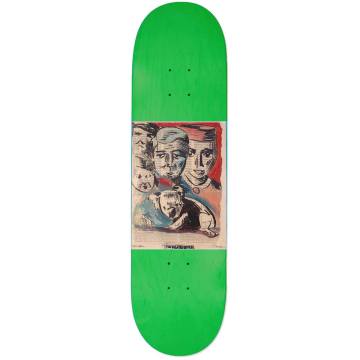 The Heated Wheel Queensland Skateboard Deck - Natural 8.25x31.9