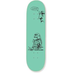 8x31.85 The Heated Wheel Rex Man Deck - Turquoise