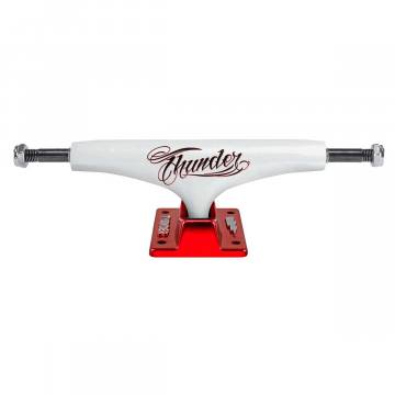 Thunderホローライト147 7.5~8 Thunder 147 Flash Hollow Lights Skateboard Trucks - White/Red 8