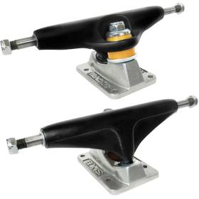 8" Tracker 139mm Axis Trucks - Black/Silver