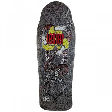 Tracker Lester Kasai Twin Dragon Re-issue Skateboard Deck - Black