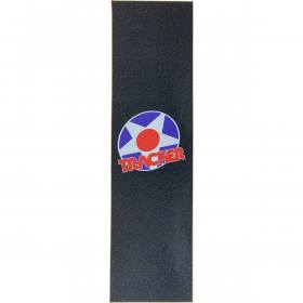 9x33 Tracker Trucks Star Logo Graphic Griptape - Black