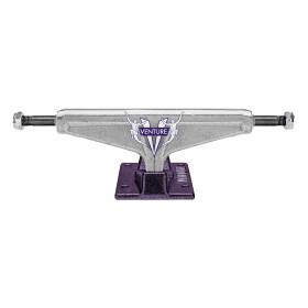 8" Venture 5.25 HI V-Light Awake Trucks - Silver/Plum