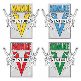 Venture Trucks 87 Sticker - Medium Assorted Colors