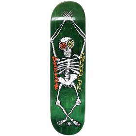 8.5x31.75 Vision Groholski Skeleton Pop Deck - Green Stain