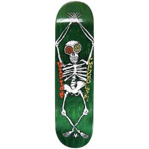 8.25x32.25 Vision Classic Groholski Skeleton Pop Deck - Green Stain