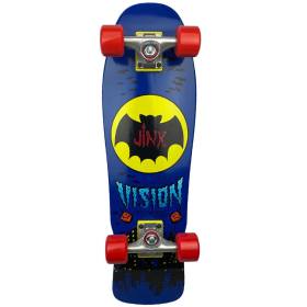 Vision Jinx Mini Cruiser Complete Skateboard - Dark Blue 8x28.75