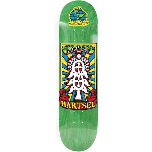 8.5x31.75 World Industries Jeff Hartsel Yout Pop Deck - Green Stain