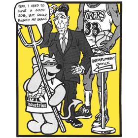 World Industries Ruined Image Sticker