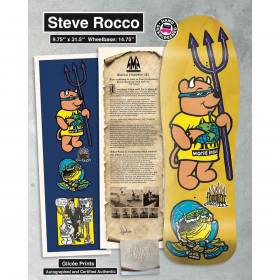 9.75x31.5 World Industries Steve Rocco III LTD Screened Re-Issue Deck - Yellow