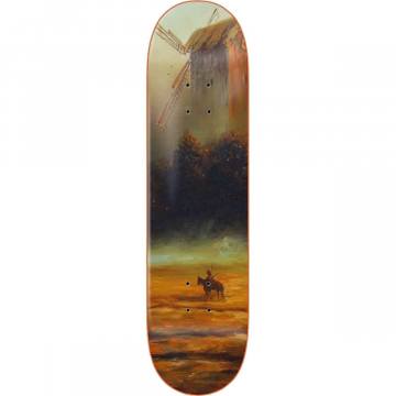 Poorhouse Shaped Skateboard Deck - Green Stain 9.5x32 | SoCal