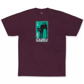 Black Label Elijah Akerley Black Cat T-Shirt - Maroon