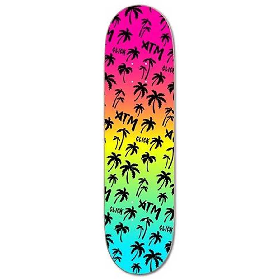 ATM Click Rainbow Skateboard Deck - 8.25x32 | SoCal Skateshop