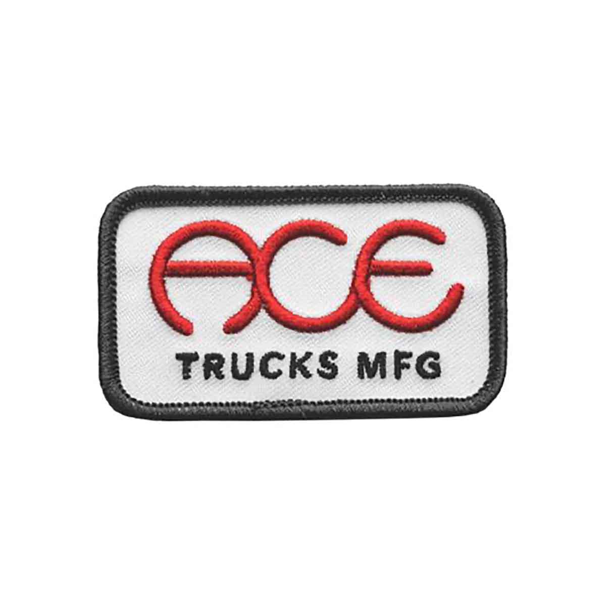 Ace Trucks Rings Sticky Patch Black/White/Red 2.75" x 1.5" SoCal