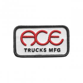 Ace Trucks Rings Sticky Patch - Black/White/Red 2.75" x 1.5"