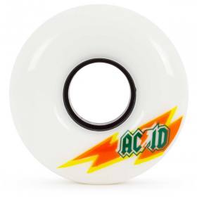 56mm 86a Acid Chemical Co Skaterade All Terrain Wheels - Frost White