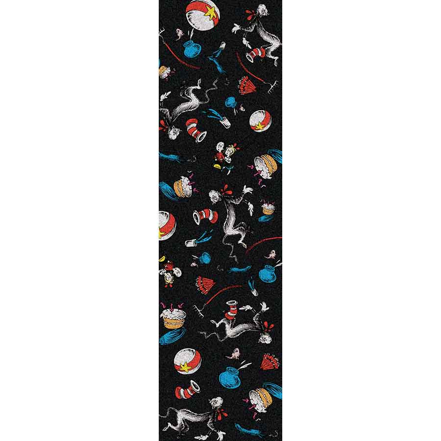 Seamless Winter Pattern With Cat In Hat Stock Vector Brown And White Cat Wearing Santa Hat Riding On Sled Hd Wallpaper
