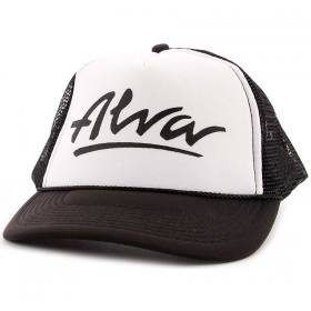 Alva OG Mesh Trucker Hat - White/Black