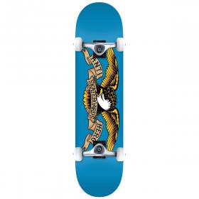 Antihero Classic Eagle Complete Skateboard - Small Blue 7.5x31.2