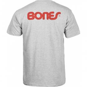 Bones OG Swiss Text T-Shirt - Heather Gray