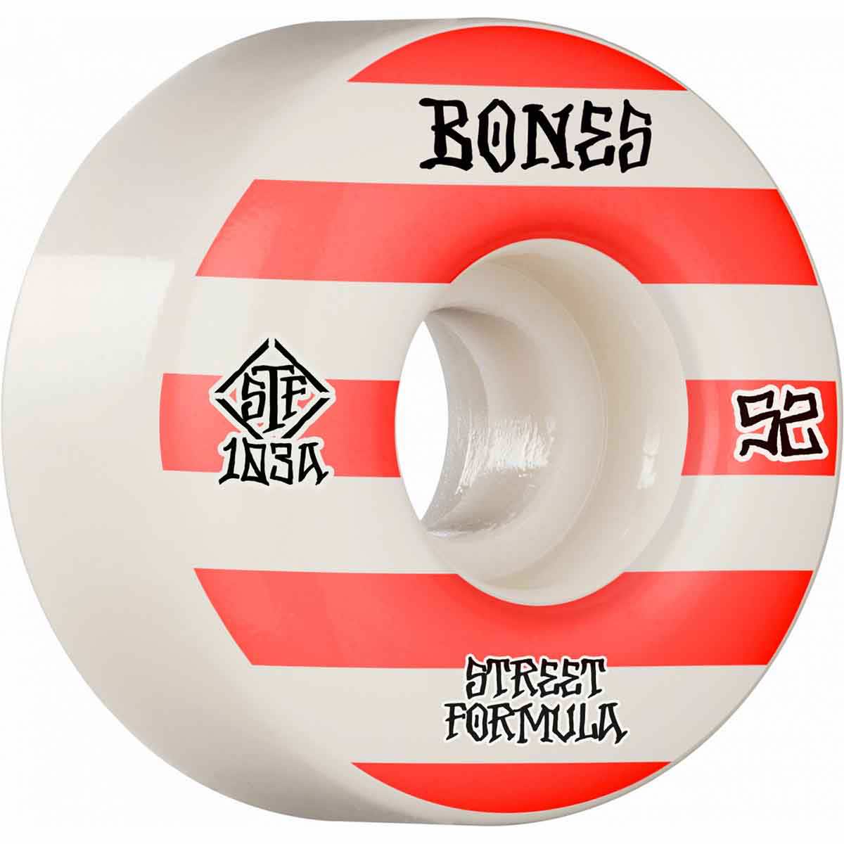 V4 Bones Wheels V4 Series 53mm Wides STF Wheels