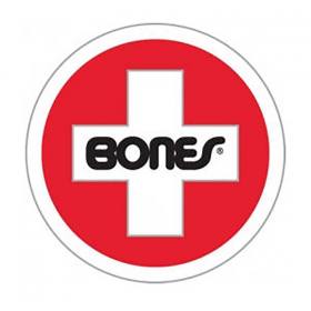 Bones Swiss Round Sticker - Medium 3" x 3"