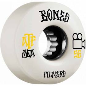 56mm 80a Bones ATF Filmers Wheels - White