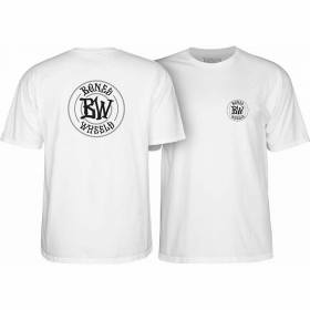 Bones Wheels Branded T-Shirt - White
