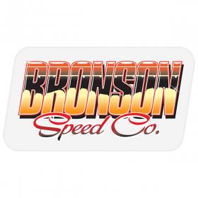 Bronson Speed Co Can't Be Beat Sticker - Multi 3.5" x 1.9"