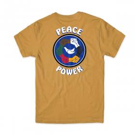 Chocolate Peace Power Comfort T-Shirt - Monarch