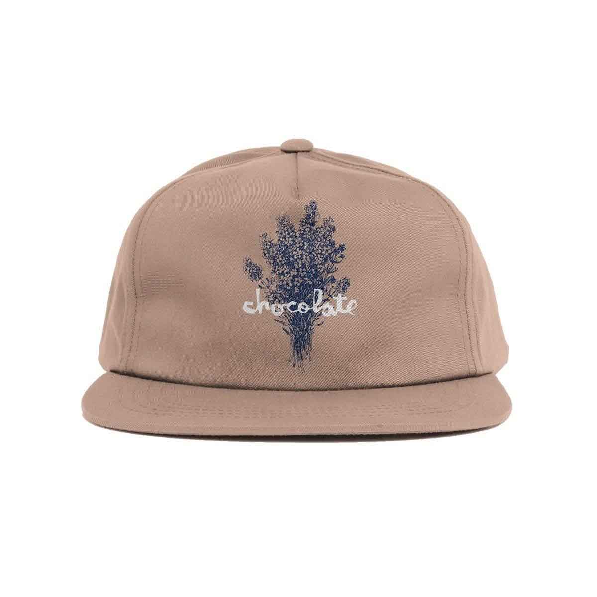 khaki strapback hat