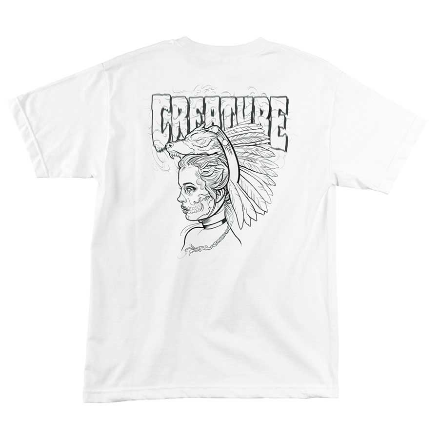 CREATURE Skateboards Runes White T-Shirt